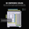 CORSAIR PC-korpus - 3500x Mid-tower - Valge
