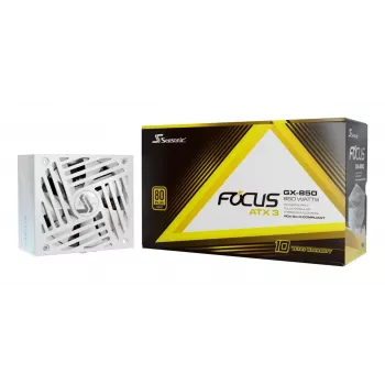 Toiteplokk Seasonic Focus GX-850 850W 20+4 pin ATX Valge