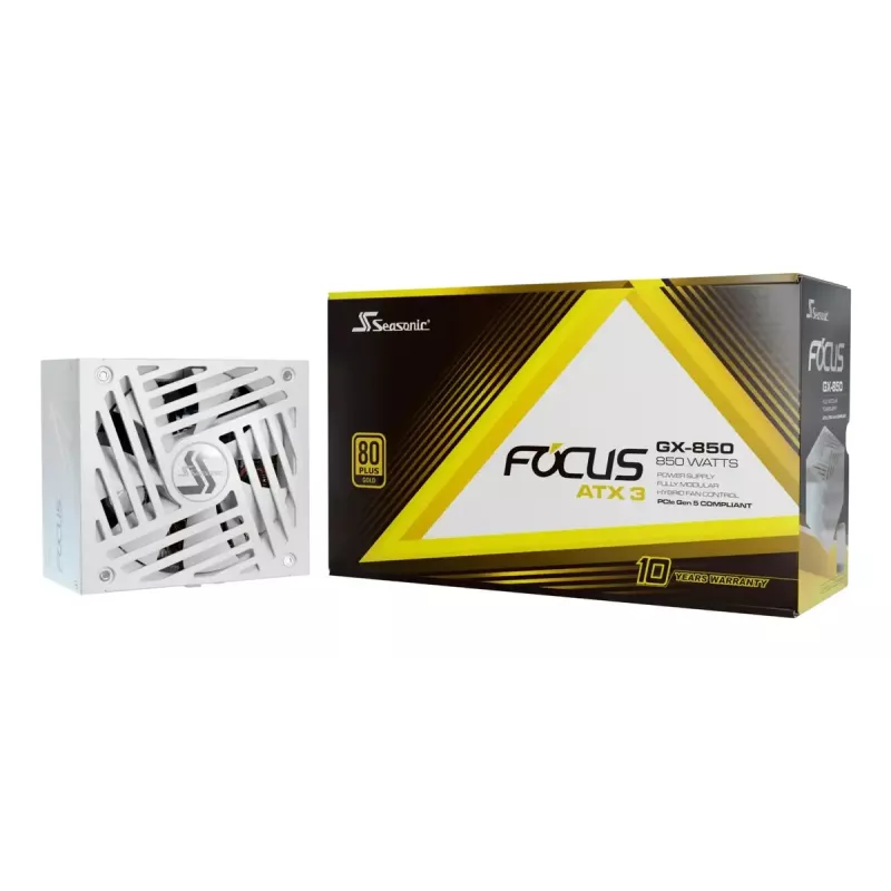 Toiteplokk Seasonic Focus GX-850 850W 20+4 pin ATX Valge