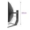 AOC AGON PRO AG346UCD arvutimonitor 86,4 cm (34 tolli) 3440 x 1440 pikslit Wide Quad HD QD-OLED must, hall