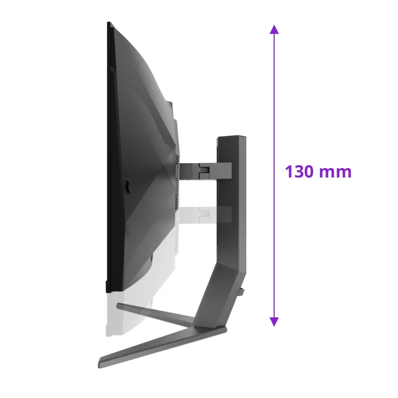 AOC AGON PRO AG346UCD arvutimonitor 86,4 cm (34 tolli) 3440 x 1440 pikslit Wide Quad HD QD-OLED must, hall