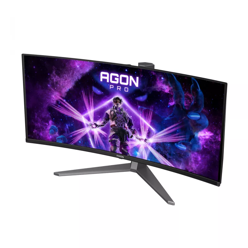 AOC AGON PRO AG346UCD arvutimonitor 86,4 cm (34 tolli) 3440 x 1440 pikslit Wide Quad HD QD-OLED must, hall