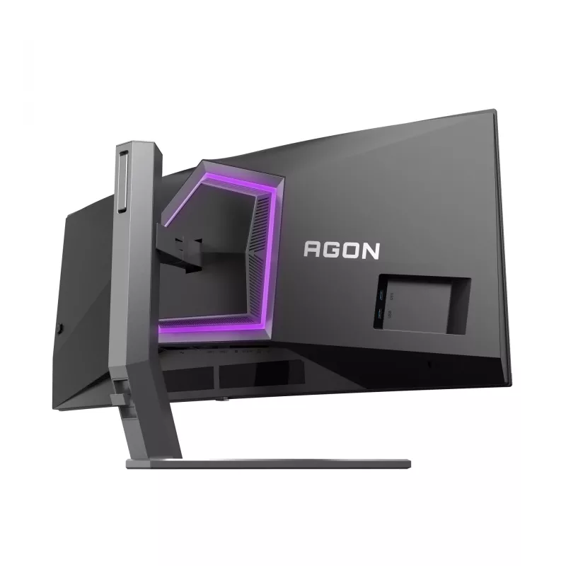 AOC AGON PRO AG346UCD arvutimonitor 86,4 cm (34 tolli) 3440 x 1440 pikslit Wide Quad HD QD-OLED must, hall