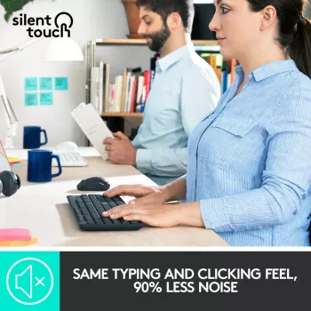LOGITECH Mk295 Silent Wireless Combo Graphite Azerty Belgian