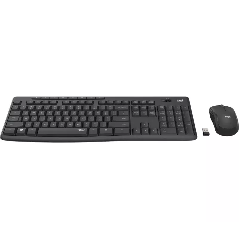 LOGITECH Mk295 Silent Wireless Combo Graphite Azerty Belgian