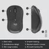 LOGITECH Mk295 Silent Wireless Combo Graphite Azerty Belgian