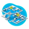 Mesh Set 7530 AX + 1200 AX Sagedusala (2,4 GHz / 5 GHz) Wi-Fi 6 (802.11ax) Punane, Valge 4 3G Sisemine