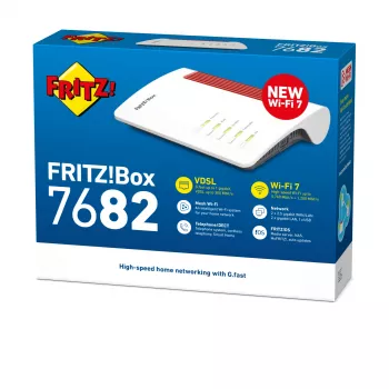 Traadita ruuter Box 7682 2,5 Gigabit Ethernet kaheriba (2,4 GHz / 5 GHz) Valge