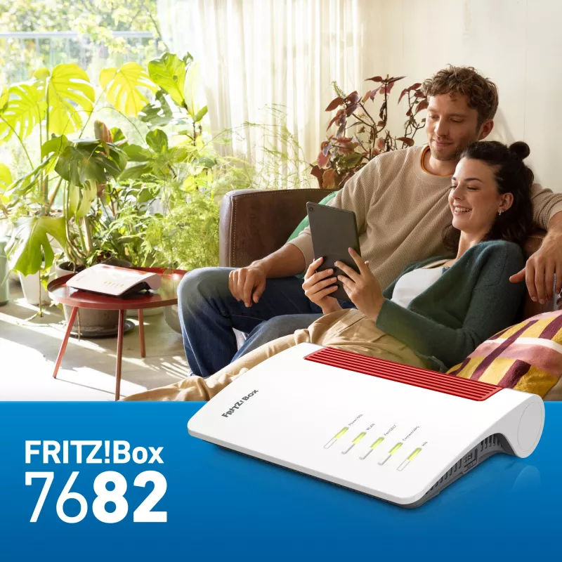 Traadita ruuter Box 7682 2,5 Gigabit Ethernet kaheriba (2,4 GHz / 5 GHz) Valge