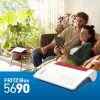 Box 5690 traadita ruuter 2.5 Gigabit Ethernet kaheribaline (2.4 GHz / 5 GHz) punane, valge