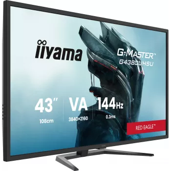 iiyama G-MASTER G4380UHSU-B2 arvutimonitor 108 cm (42,5 tolli) 3840 x 2160 pikslit 4K Ultra HD LED must