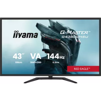 iiyama G-MASTER G4380UHSU-B2 arvutimonitor 108 cm (42,5 tolli) 3840 x 2160 pikslit 4K Ultra HD LED must