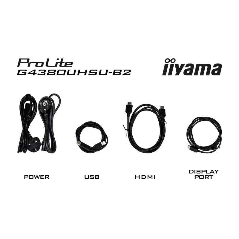 iiyama G-MASTER G4380UHSU-B2 arvutimonitor 108 cm (42,5 tolli) 3840 x 2160 pikslit 4K Ultra HD LED must