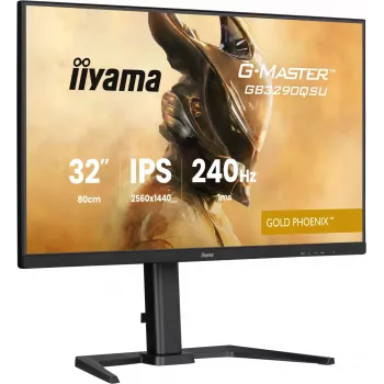 iiyama G-MASTER GB3290QSU-B1 arvutimonitor 80 cm (31.5 tolli) 2560 x 1440 pikslit Quad HD LED Must
