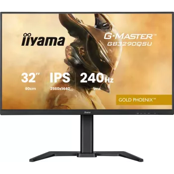 iiyama G-MASTER GB3290QSU-B1 arvutimonitor 80 cm (31.5 tolli) 2560 x 1440 pikslit Quad HD LED Must