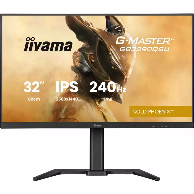 iiyama G-MASTER GB3290QSU-B1 arvutimonitor 80 cm (31.5 tolli) 2560 x 1440 pikslit Quad HD LED Must