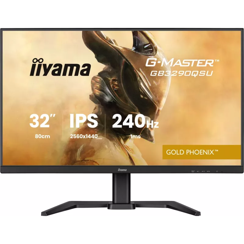 iiyama G-MASTER GB3290QSU-B1 arvutimonitor 80 cm (31.5 tolli) 2560 x 1440 pikslit Quad HD LED Must