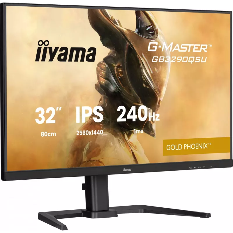 iiyama G-MASTER GB3290QSU-B1 arvutimonitor 80 cm (31.5 tolli) 2560 x 1440 pikslit Quad HD LED Must