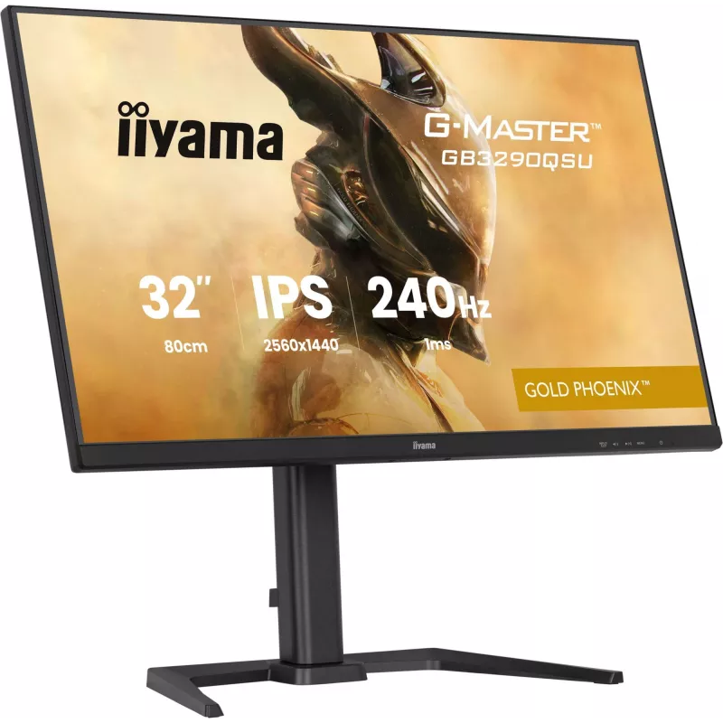 iiyama G-MASTER GB3290QSU-B1 arvutimonitor 80 cm (31.5 tolli) 2560 x 1440 pikslit Quad HD LED Must