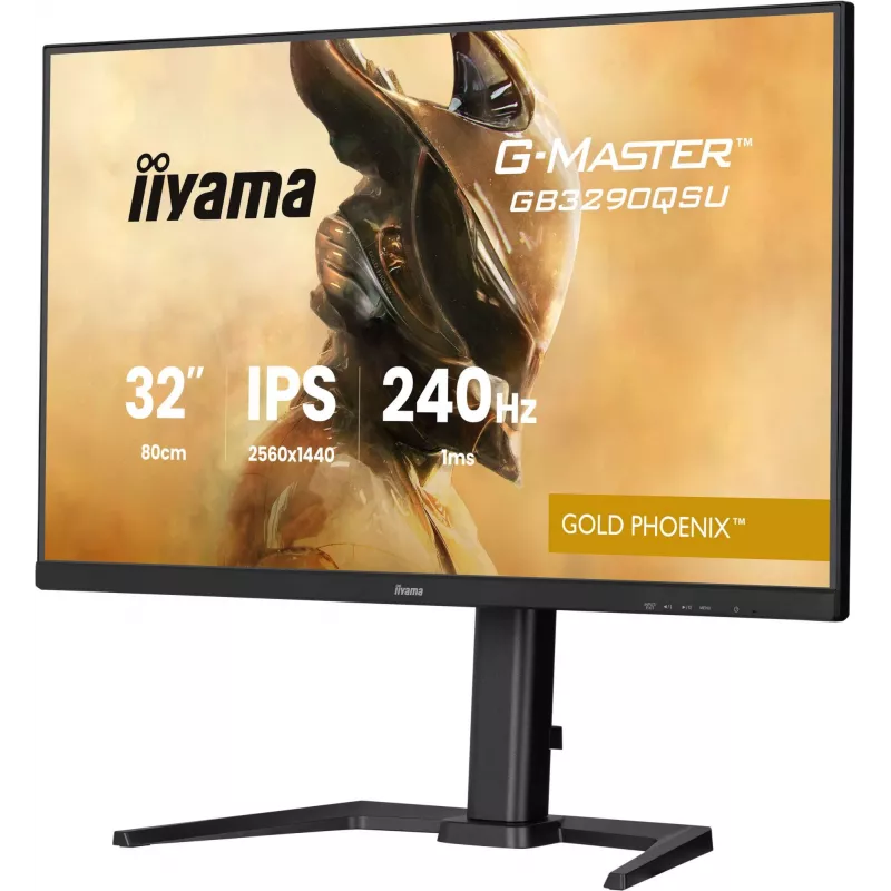 iiyama G-MASTER GB3290QSU-B1 arvutimonitor 80 cm (31.5 tolli) 2560 x 1440 pikslit Quad HD LED Must