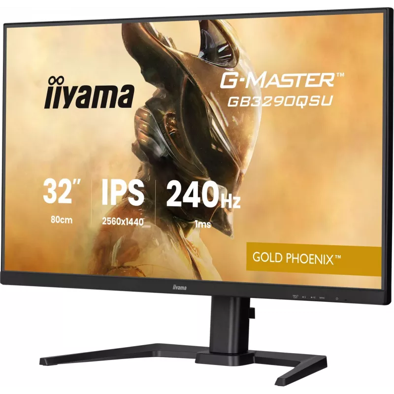 iiyama G-MASTER GB3290QSU-B1 arvutimonitor 80 cm (31.5 tolli) 2560 x 1440 pikslit Quad HD LED Must