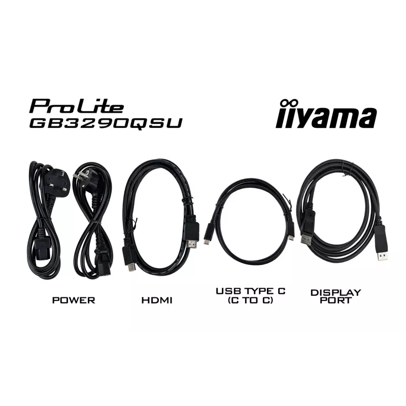 iiyama G-MASTER GB3290QSU-B1 arvutimonitor 80 cm (31.5 tolli) 2560 x 1440 pikslit Quad HD LED Must