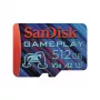 WESTERN DIGITAL SanDisk GamePlay microSD-kaart mobiil- ja pihukonsoolimängude jaoks - 512 GB - 90 MB/s130 MB/s UHS-I