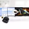 ATEN 2-pordiline USB 4K HDMI kaabliga KVM-lüliti kaugportvalijaga