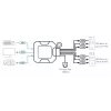 ATEN 2-pordiline USB 4K HDMI kaabliga KVM-lüliti kaugportvalijaga