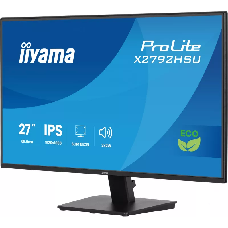 iiyama ProLite X2792HSU-B1 arvutimonitor 68,6 cm (27 tolli) 1920 x 1080 pikslit Full HD LED Must