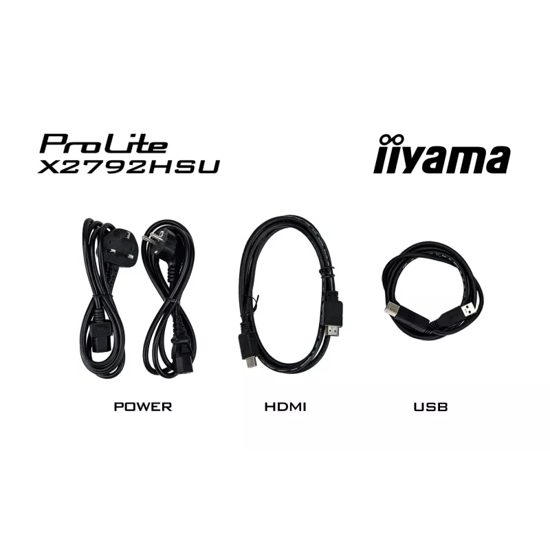 iiyama ProLite X2792HSU-B1 arvutimonitor 68,6 cm (27 tolli) 1920 x 1080 pikslit Full HD LED Must