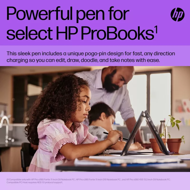 HP õhuke laetav pliiats HP õhuke laetav pliiats must sisseehitatud aku