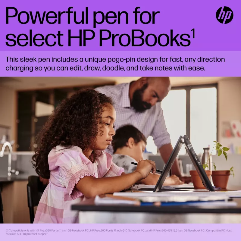 HP õhuke laetav pliiats HP õhuke laetav pliiats must sisseehitatud aku