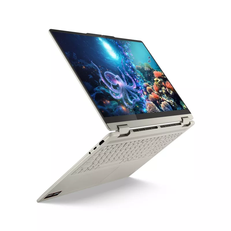 Lenovo Yoga 7 2-in-1 16AKP10 Copilot+ PC AMD Ryzen™ AI 7 350 Hybrid (2-in-1) 40,6 cm (16 tolli) Puutetundlik ekraan 2.8K 16 GB LPDDR5x-SDRAM 1 TB SSD Wi-Fi 7 (802.11be) Windows 11 Home German hall