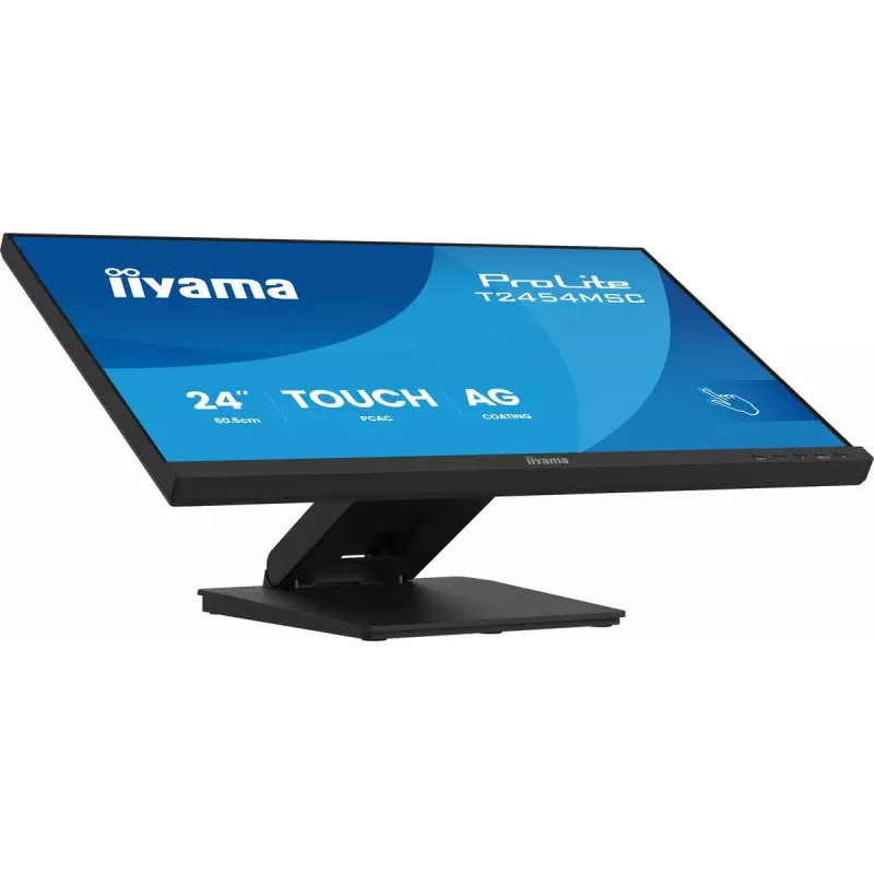 iiyama ProLite T2454MSC-B3AG arvutimonitor 60,5 cm (23,8 tolli) 1920 x 1080 pikslit Full HD LED puuteekraaniga mitme kasutaja jaoks must