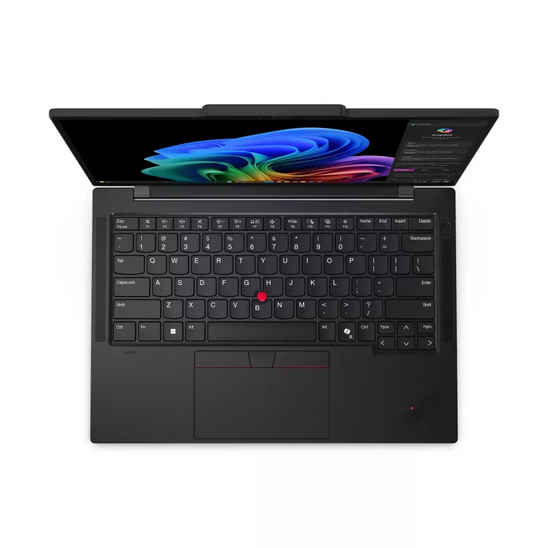 Lenovo ThinkPad T14s Gen 6 (Snapdragon) Copilot+ PC X1E-78-100 Sülearvuti 35,6 cm (14 tolli) WUXGA 32 GB LPDDR5x-SDRAM 1 TB SSD Wi-Fi 7 (802.11be) Windows 11 Pro Saksa Must