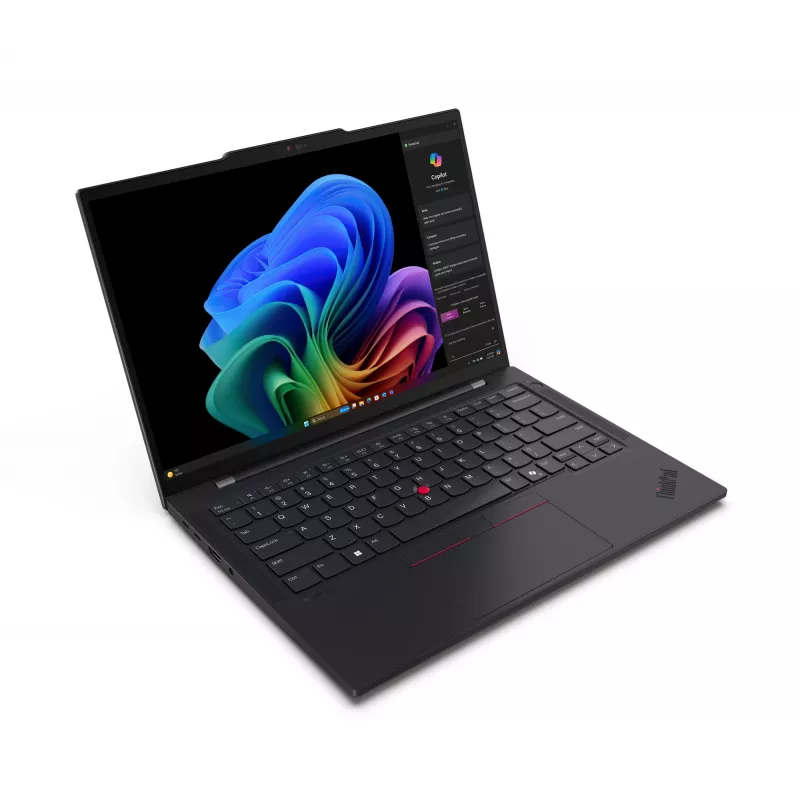 Lenovo ThinkPad T14s Gen 6 (Snapdragon) Copilot+ PC X1E-78-100 Sülearvuti 35,6 cm (14 tolli) WUXGA 32 GB LPDDR5x-SDRAM 1 TB SSD Wi-Fi 7 (802.11be) Windows 11 Pro Saksa Must