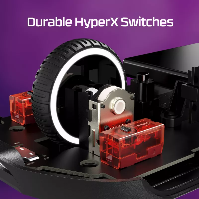 HyperX Pulsefire Haste 2 – juhtmevaba mänguhiir (valge)
