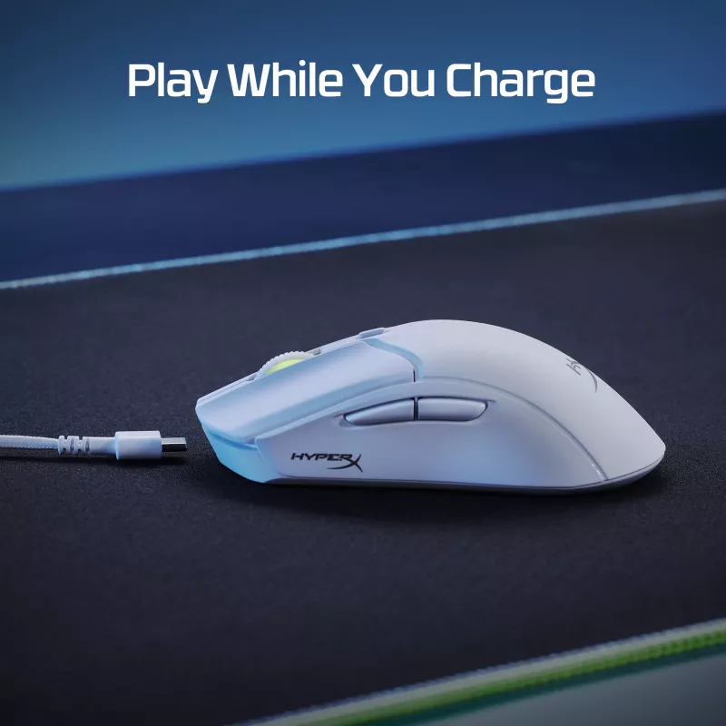 HyperX Pulsefire Haste 2 – juhtmevaba mänguhiir (valge)