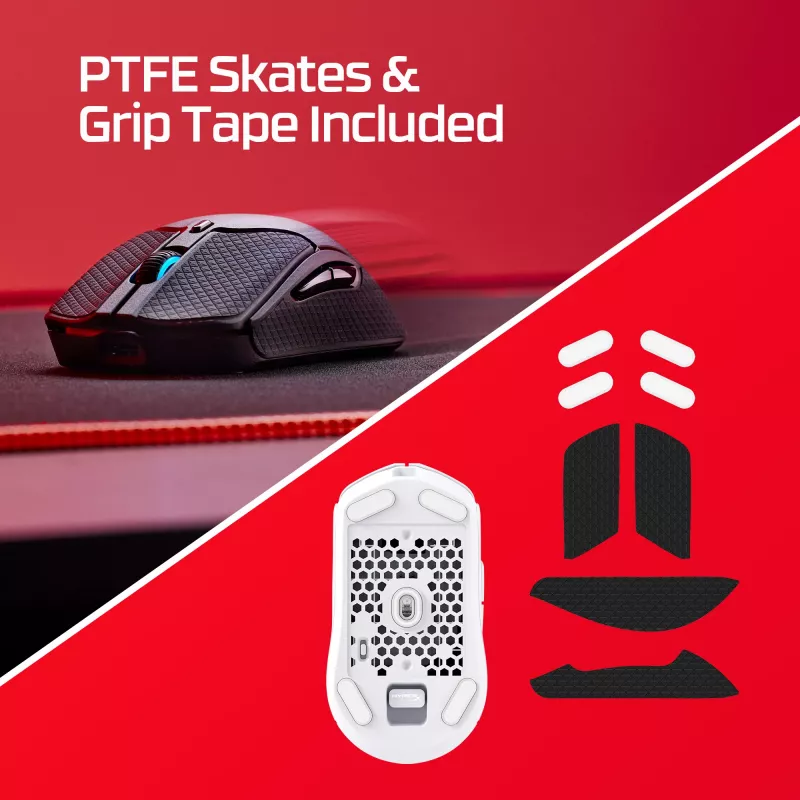 HyperX Pulsefire Haste 2 – juhtmevaba mänguhiir (valge)