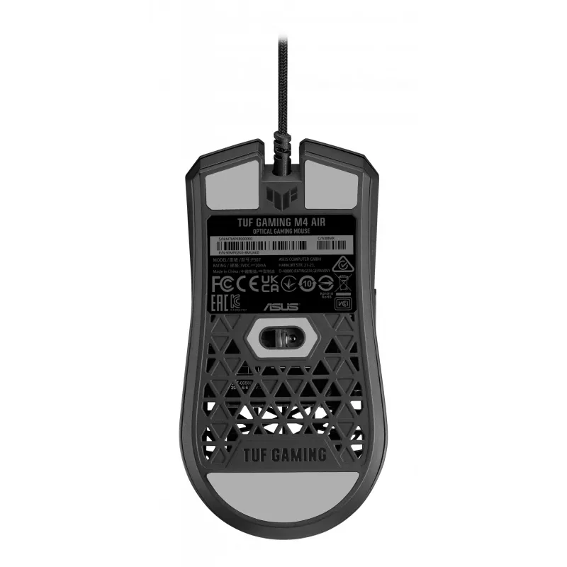 ASUS TUF Gaming M4 Air hiir, kahepoolne, USB Type-A, optiline, 16000 DPI