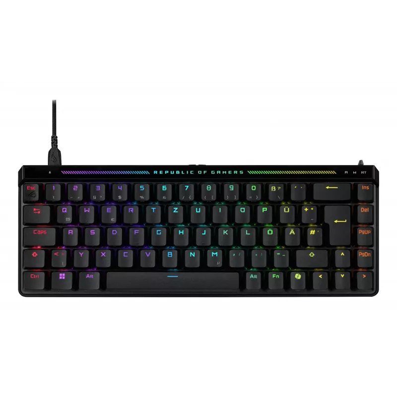 ASUS ROG Falchion Ace HFX klaviatuur Mängimine USB QWERTZ saksa Must