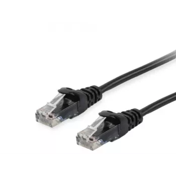 Patch-kaabel Equip Cat.6 U/UTP RJ-45 0,25 m Must