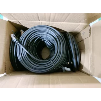 Equip Cat.6 S/FTP paigalduskaabel, 2.0m, must, 34tk/komplekt, 2 m, Cat6, S/FTP (S-STP), RJ-45, RJ-45, must