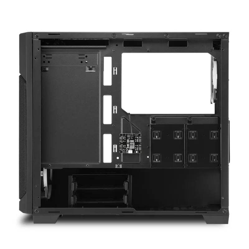 SHARKOON Torni korpus - V1000 RGB Mikrotorn, must