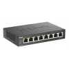 Haldamatu lüliti D-Link DGS-1008P/E, L2, 8 porti, PoE