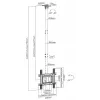 Equip 32-tolline kuni 70-tolline laekinnitusega telerikinnitus