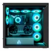 ARCTIC Xtender VG (Mirror Black) Premium E-ATX PC korpus vertikaalse GPU paigaldusega