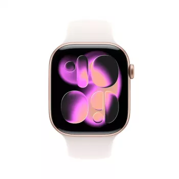 Nutikell Apple Watch Series 11 GPS + Cellular 46mm Roosakuldne alumiiniumkorpus, heleõrn spordirihm M/L