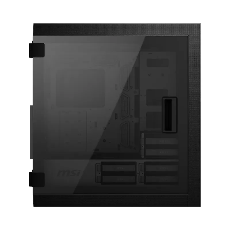 MSI MPG SEKIRA 500P Full Tower mänguarvuti korpus 'Must, 4x 120mm PWM ventilaatorid, USB Type-C, karastatud klaasist paneel, E-ATX, ATX, mATX, mini-ITX'